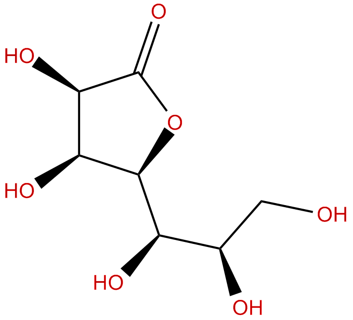 Image of D-glycero-D-gulo-Heptonic acid, gamma-lactone