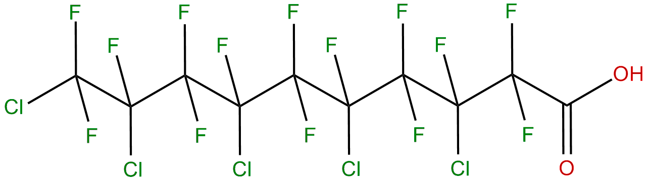 Image of decanoic acid, 3,5,7,9,10-pentachloro-2,2,3,4,4,5,6,6,7,8,8,9,10,10-tetradecafluoro-
