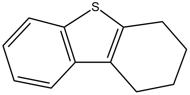 Image of dibenzothiophene, 1,2,3,4-tetrahydro-