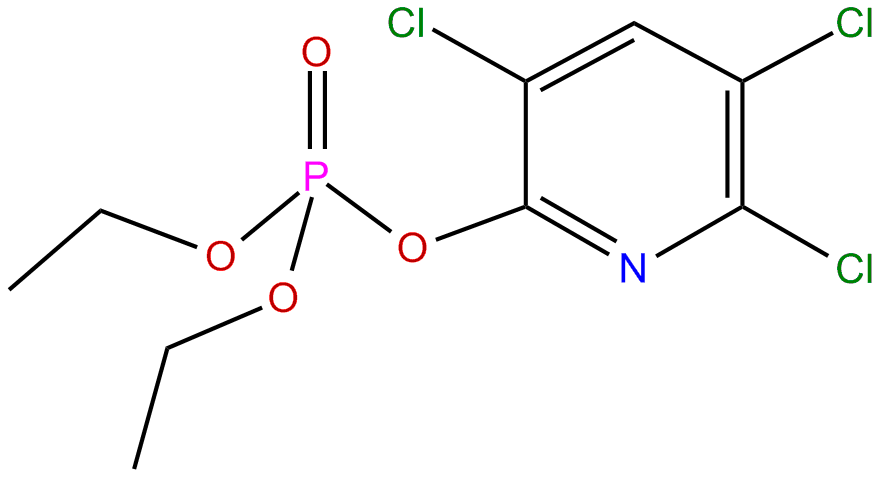 Image of diethyl 3,5,6-trichloropyridinyl phosphate