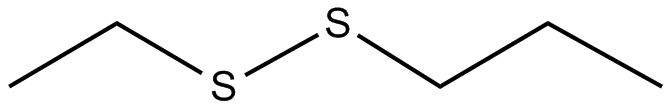 Image of disulfide, ethyl propyl