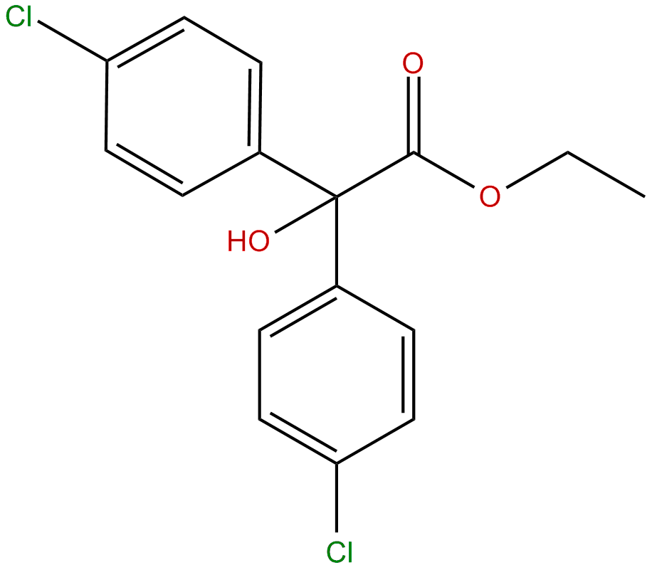 Image of ethyl 4-chloro-.alpha.-(4-chlorophenyl)-.alpha.-hydroxybenzeneethanoate