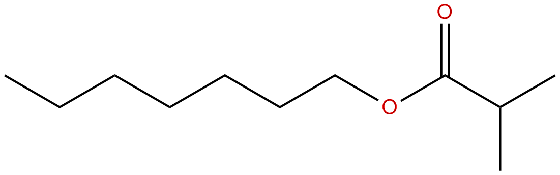 Image of heptyl 2-methylpropanoate