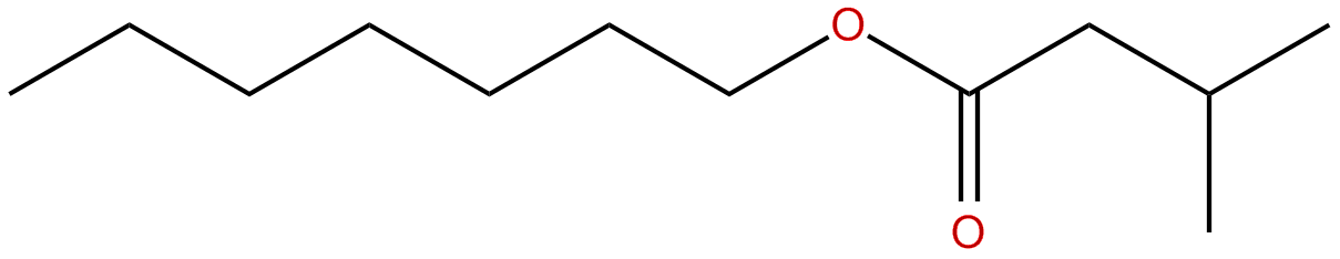 Image of heptyl 3-methylbutanoate