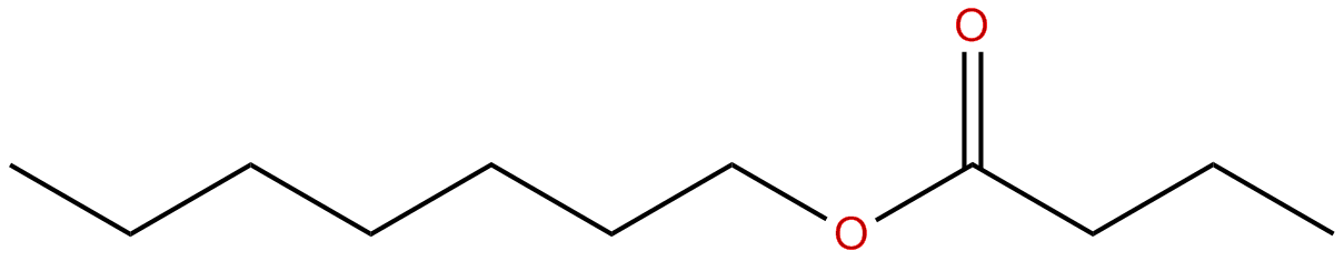 Image of heptyl butanoate