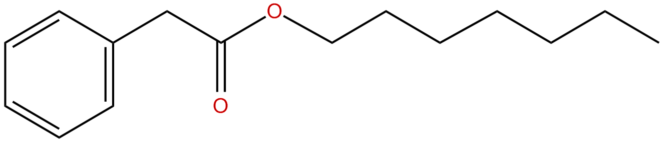 Image of heptyl phenylethanoate