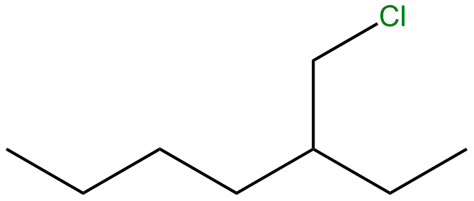 Image of hexane, 1-chloro-2-ethyl-