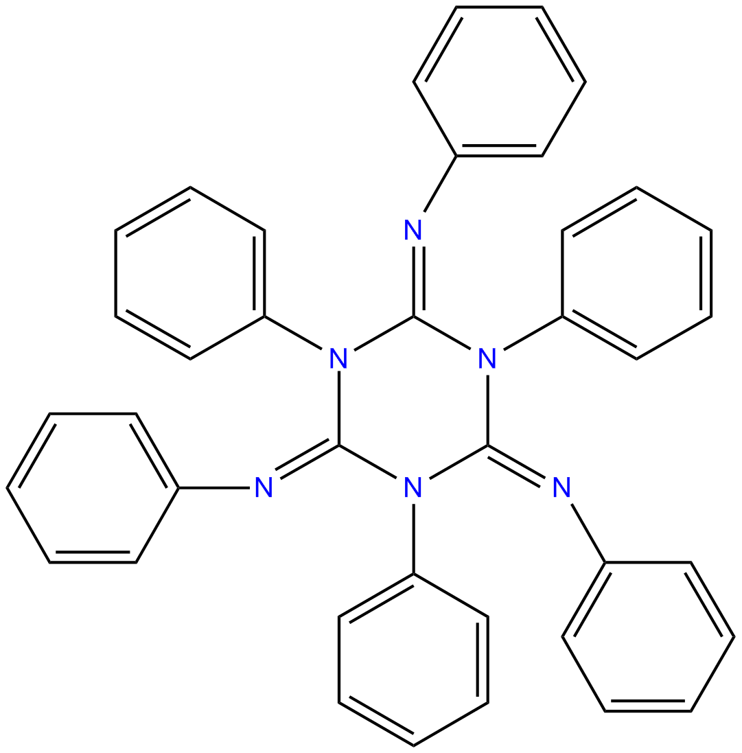 Image of hexaphenylisomelamine