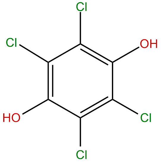 Image of hydroquinone, tetrachloro-