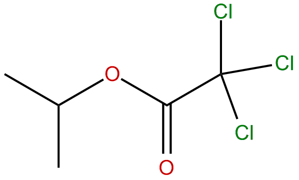 Image of isopropyl trichloroethanoate