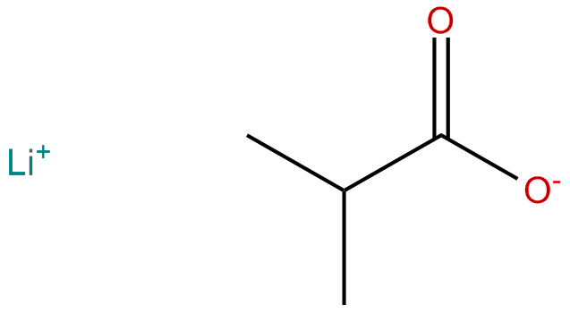 Image of lithium 2-methylpropanoate