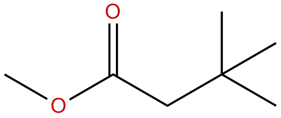 Image of methyl 3,3-dimethylbutanoate