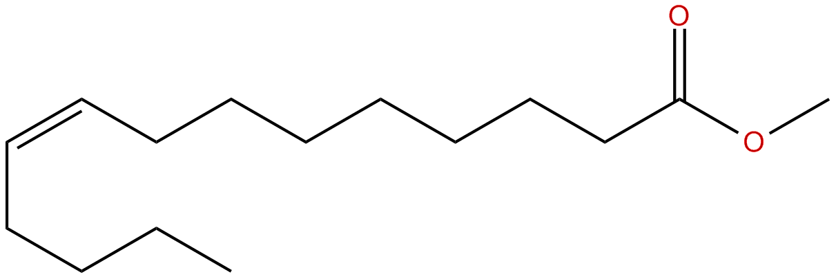 Image of myristoleic acid, methyl ester