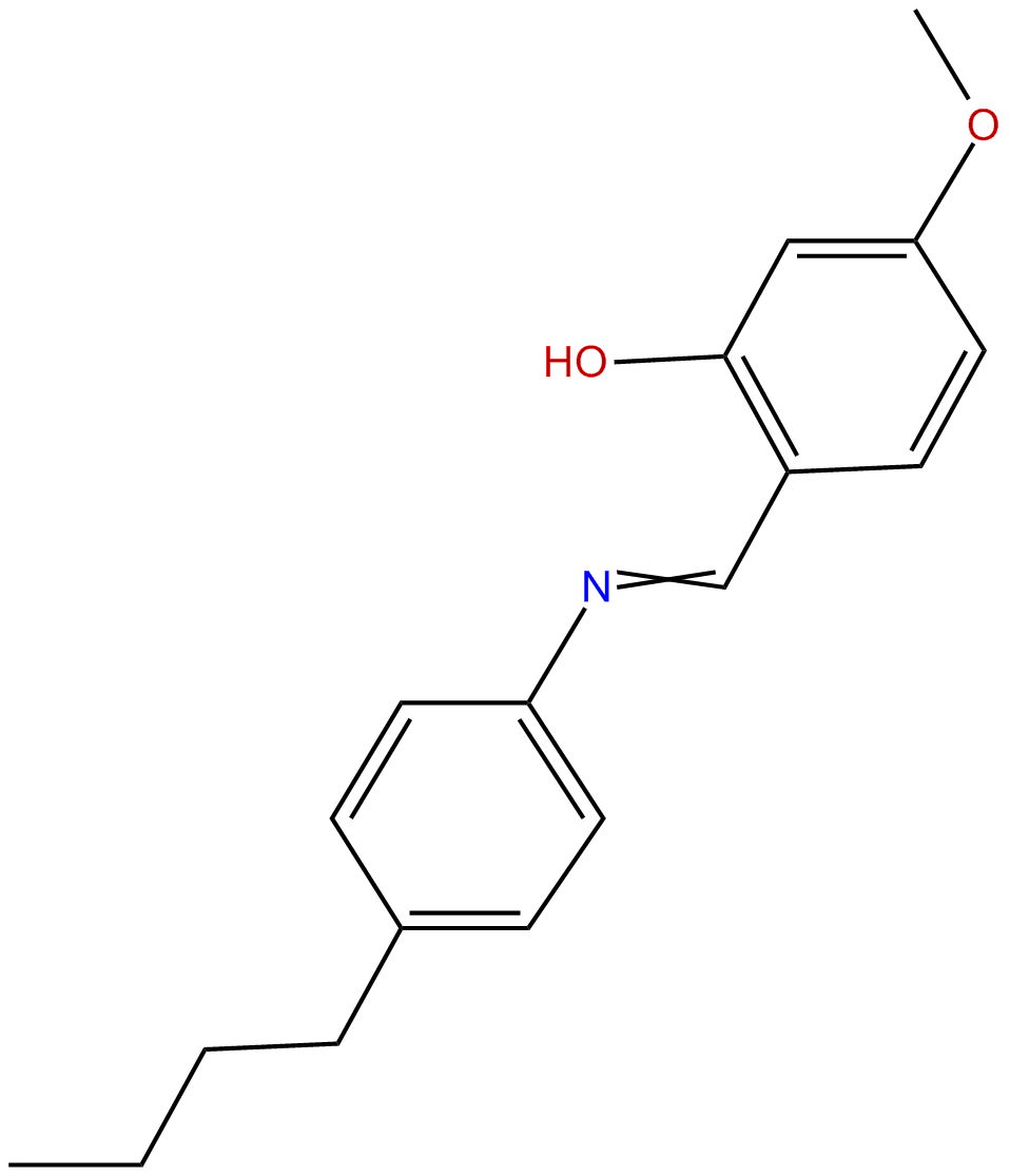 Image of N-(2-hydroxy-4-methoxybenzylidene)-4-butylbenzenamine