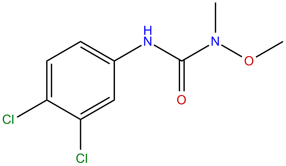 Image of N-(3,4-dichlorophenyl)-N'-methoxy-N'-methylurea