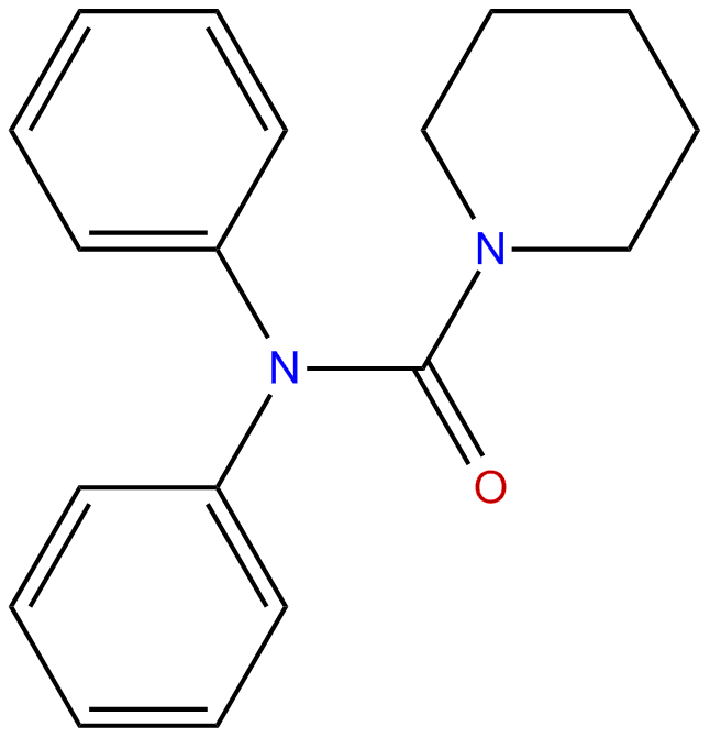 Image of N-(diphenylcarbamoyl)piperidine