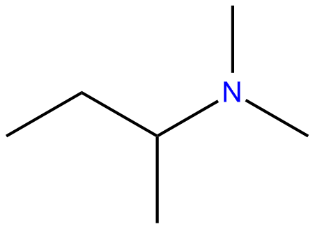 Image of N,N-dimethyl-2-butanamine