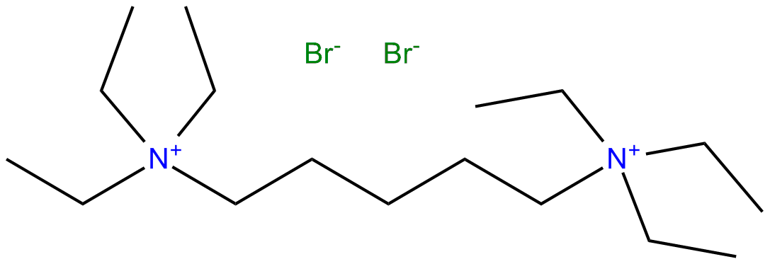 Image of N,N,N,N',N',N'-hexaethyl-1,5-pentanediaminium dibromide