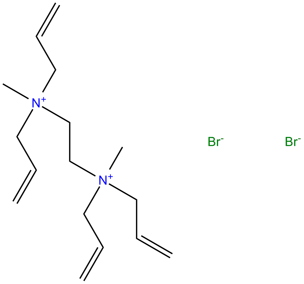 Image of N,N'-dimethyl-N,N,N',N'-tetra-2-propenyl-1,2-ethanediaminium