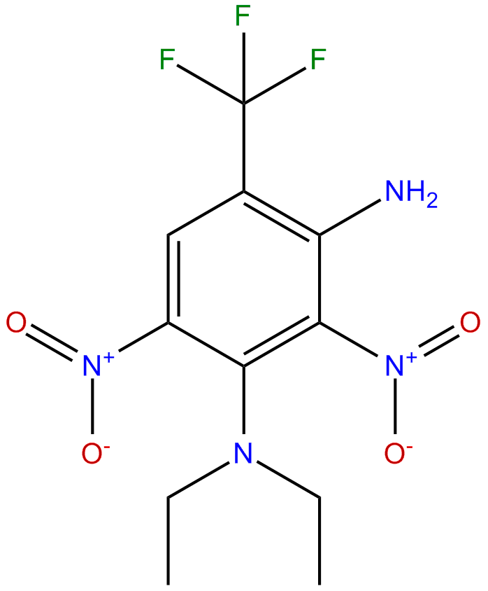 Image of N3,N3-diethyl-2,4-dinitro-6-(trifluoromethyl)-1,3-benzenediamine