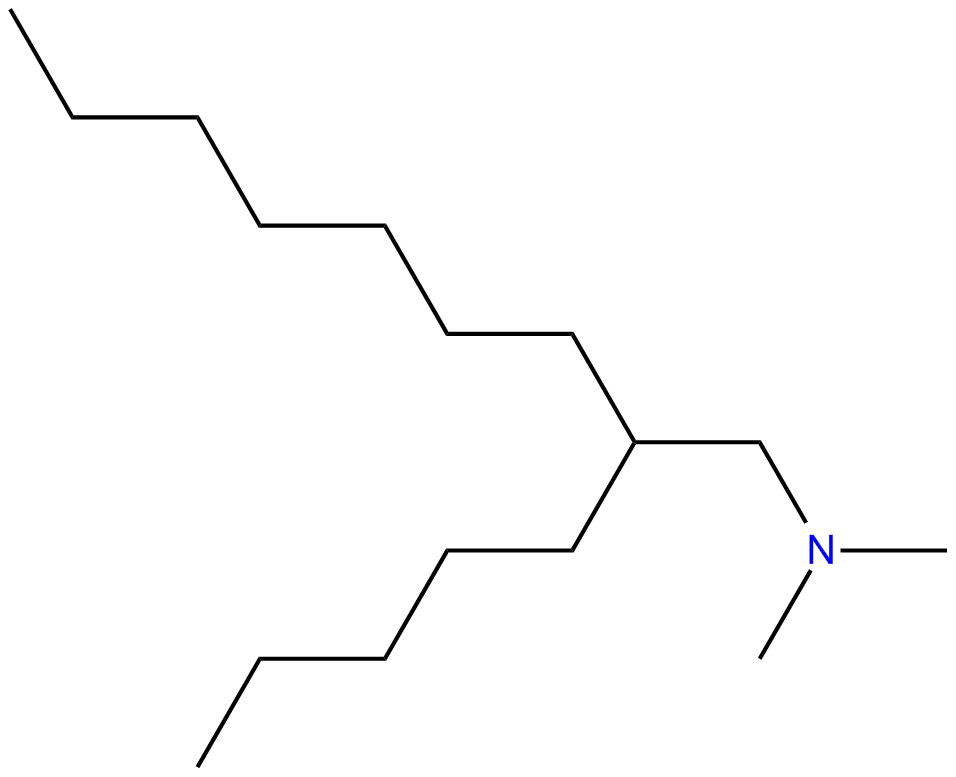 Image of nonanamine, N,N-dimethyl-2-pentyl-