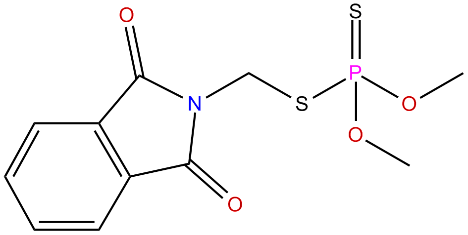 Image of O,O-dimethyl S-phthalimidomethyl phosphorodithioate