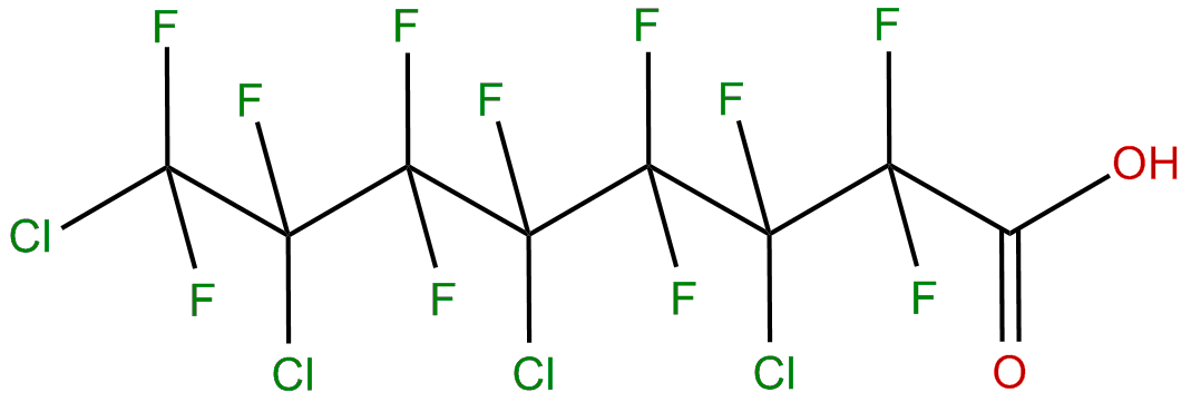 Image of octanoic acid, 3,5,7,8-tetrachloro-2,2,3,4,4,5,6,6,7,8,8-undecafluoro-
