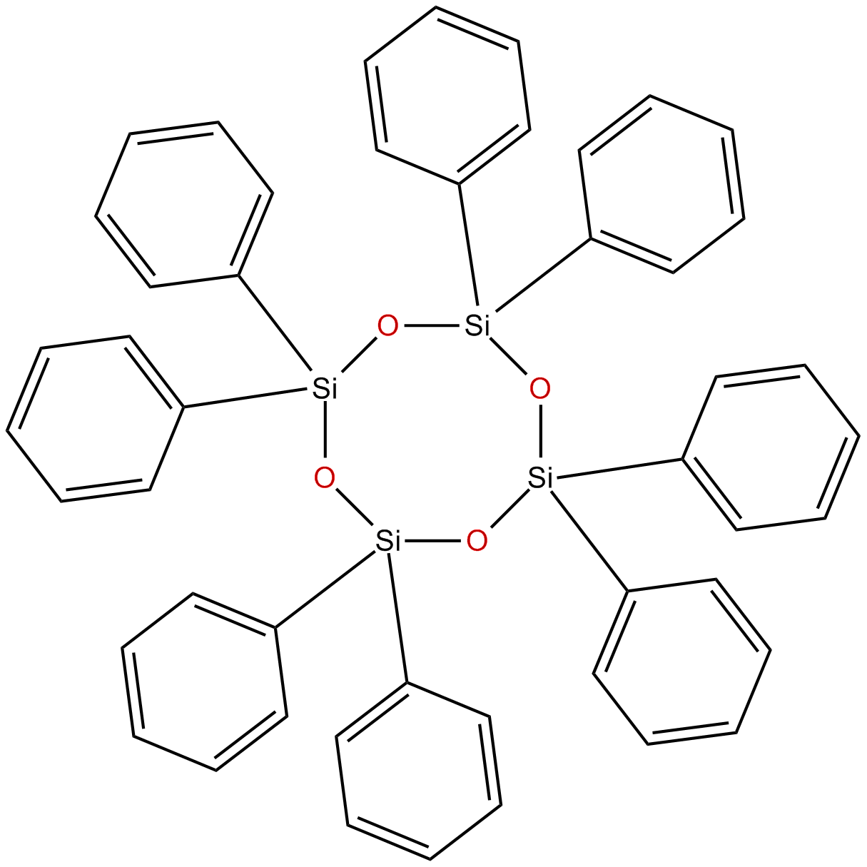 Image of octaphenylcyclotetrasiloxane