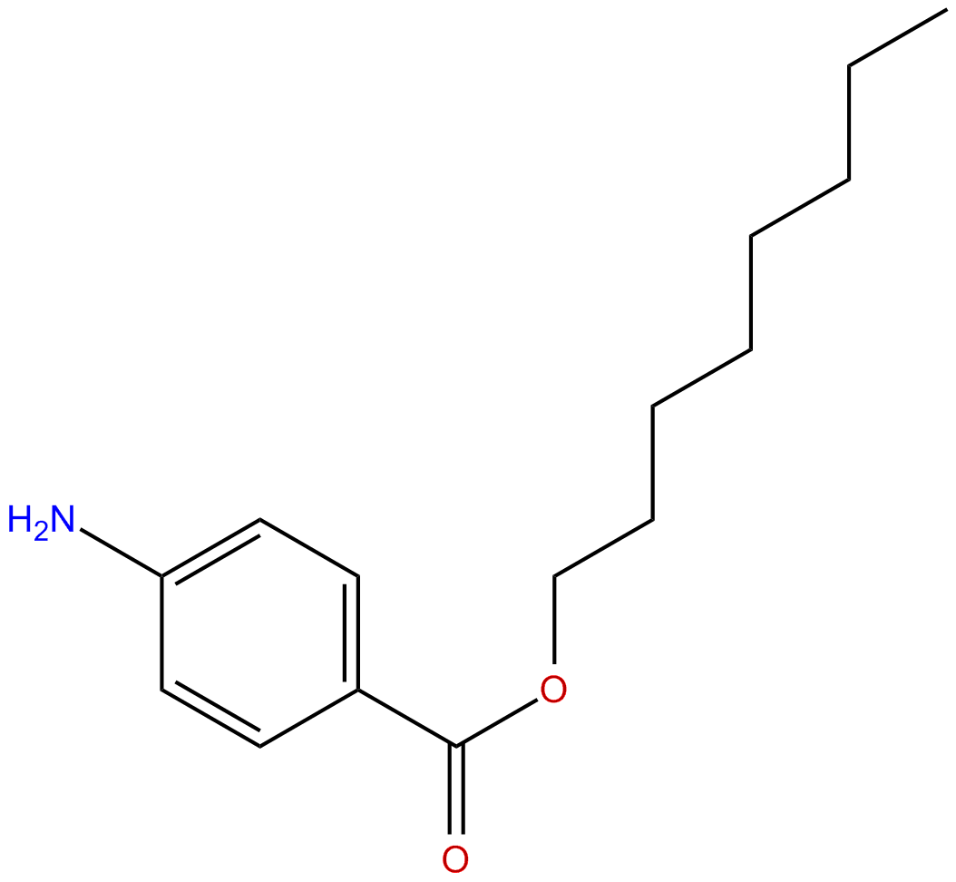 Image of octyl 4-aminobenzoate