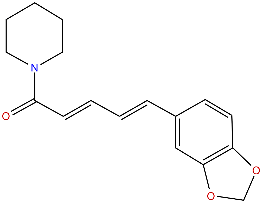 Image of piperidine, 1-piperoyl-, (E,E)-