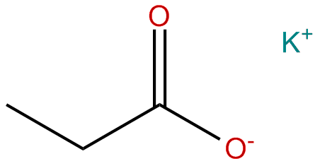 Image of potassium propanoate