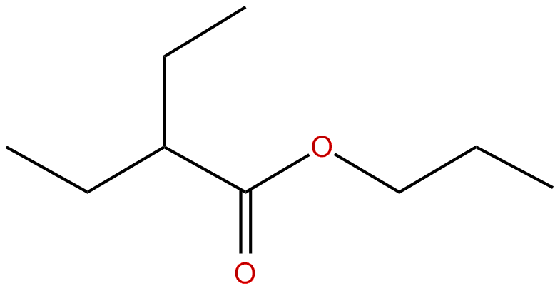 Image of propyl 2-ethylbutanoate