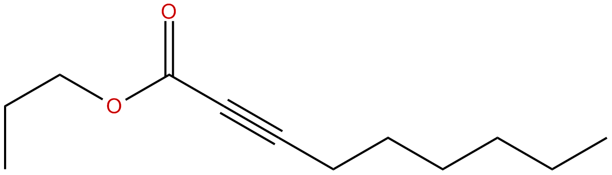Image of propyl 2-nonynoate