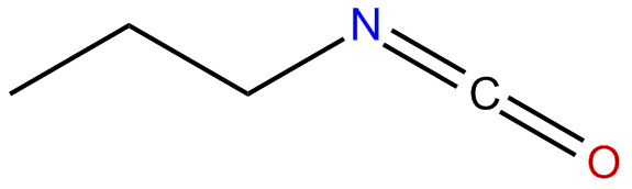 Image of propyl isocyanate