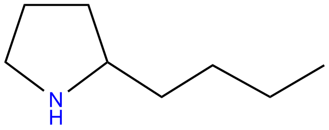 Image of pyrrolidine, 2-butyl-