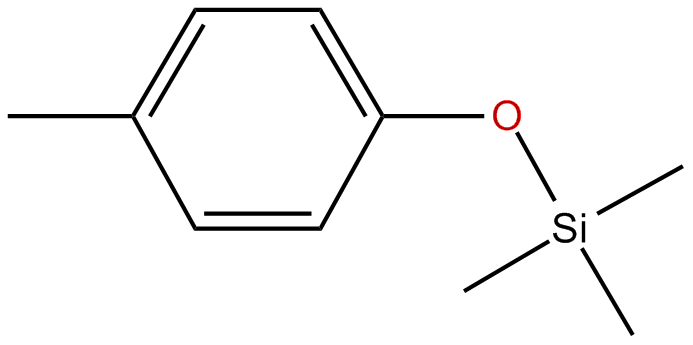 Image of silane, trimethyl(4-methylphenoxy)-