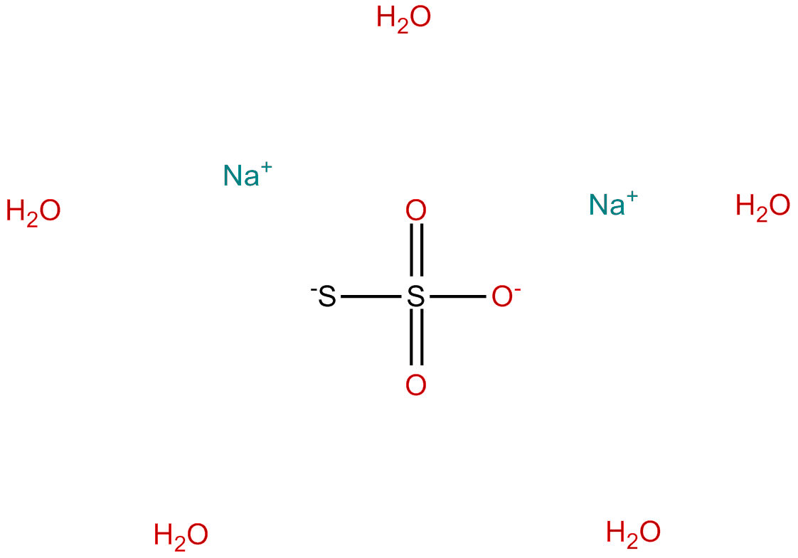 Image of sodium thiosulfate pentahydrate