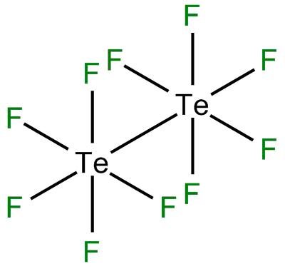 Image of tellurium fluoride  (Te2F10)