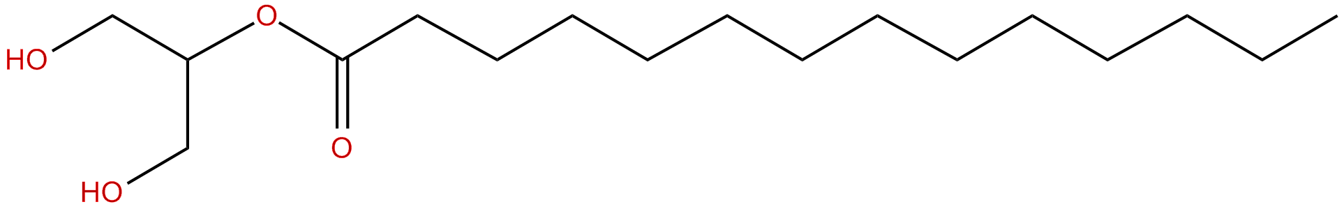 Image of tetradecanoic acid, 2-hydroxy-1-(hydroxymethyl)ethyl ester