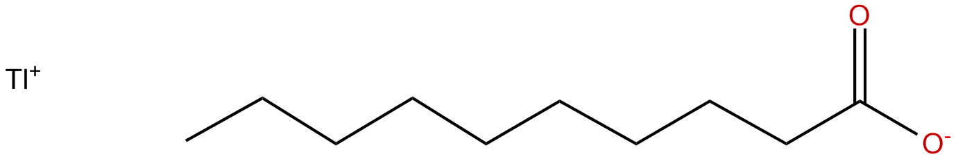 Image of thallium(I) decanoate