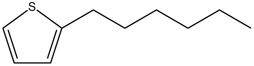 Image of thiophene, 2-hexyl-