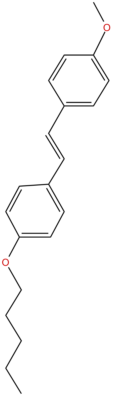 Image of trans-1-(4-methoxyphenyl)-2-(4-pentoxyphenyl)ethene