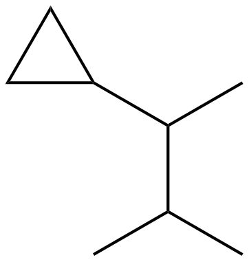 Image of (1,2-dimethylpropyl)cyclopropane