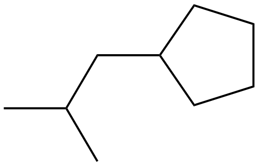 Image of (2-methylpropyl)cyclopentane