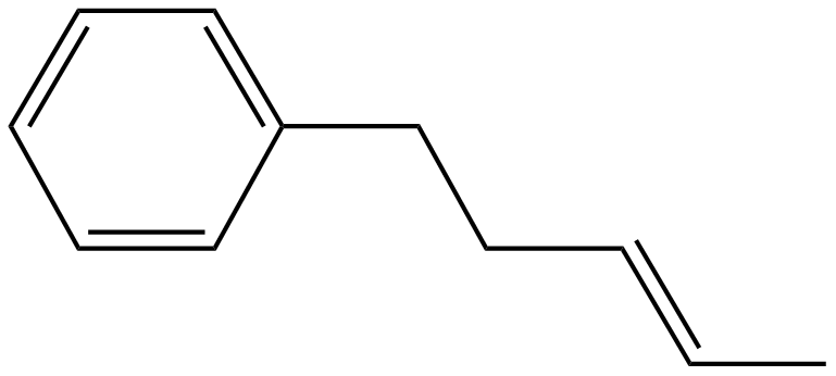 Image of (E)-3-pentenylbenzene