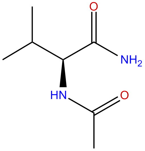 Image of (S)-2-(acetylamino)-3-methylbutanamide