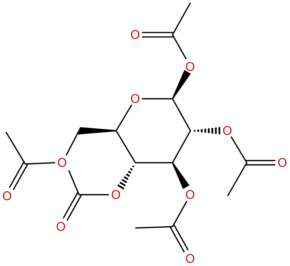 Image of .alpha.-D-glucopyranose, pentaacetate