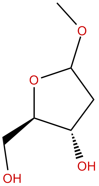 Image of .alpha.,.beta.-methyl-2-deoxy-D-ribofuranoside