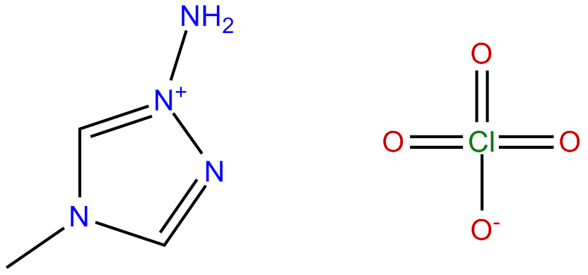 Image of 1-amino-4-methyl-1,2,4-triazolium perchlorate