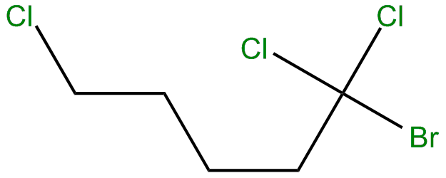 Image of 1-bromo-1,1,5-trichloropentane